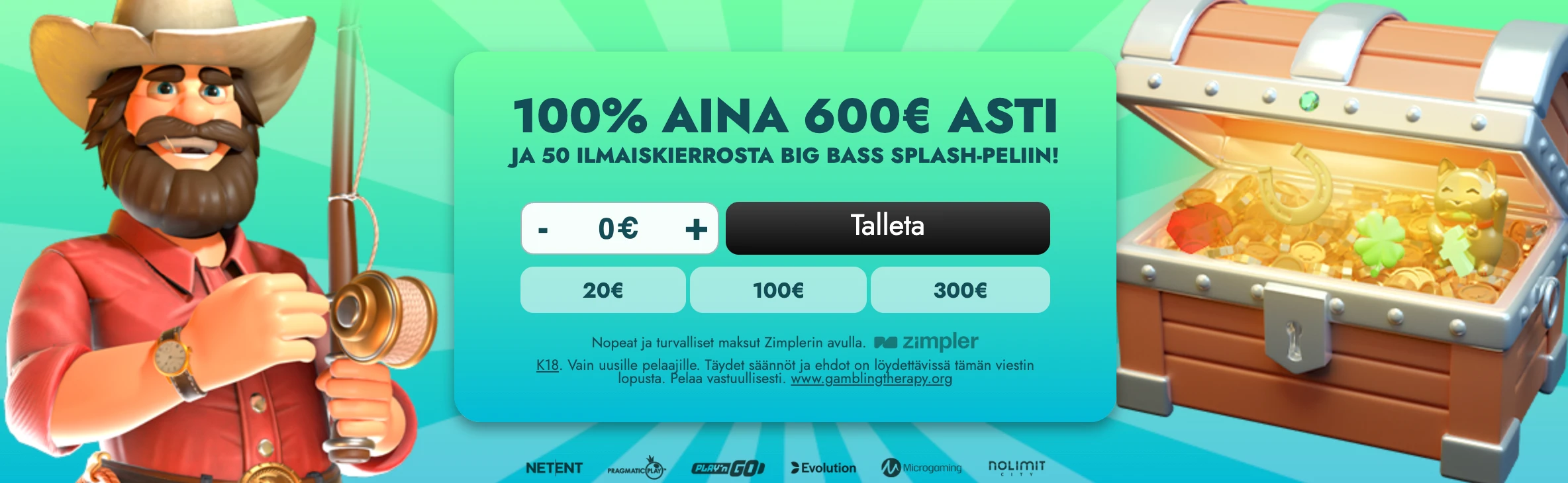 Flaksi Casino banner